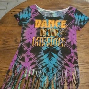 Zumba fringe top